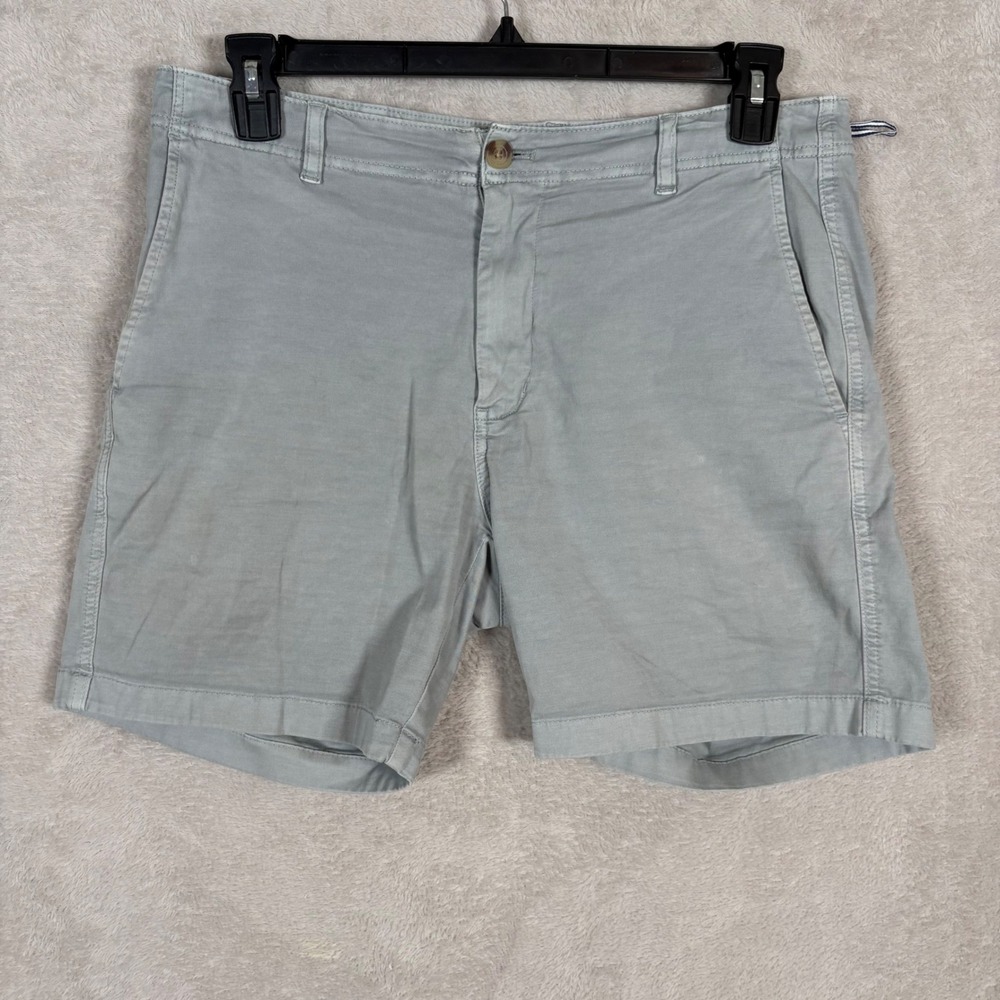 Vineyard Vines Island Short Mens 32 Gray 7 Inch Inseam Chino